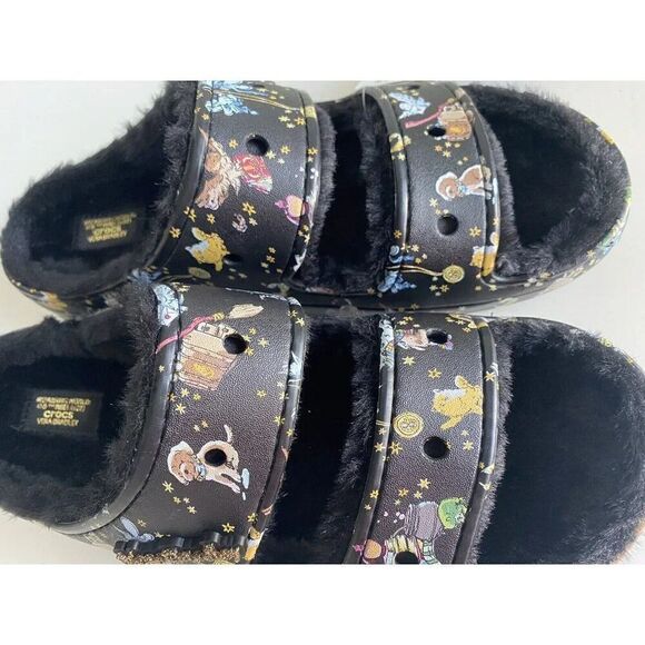 Vera Bradley Crocs Sandals Wizarding World Harry Potter Fur Lined Slides Men 12 main image 13